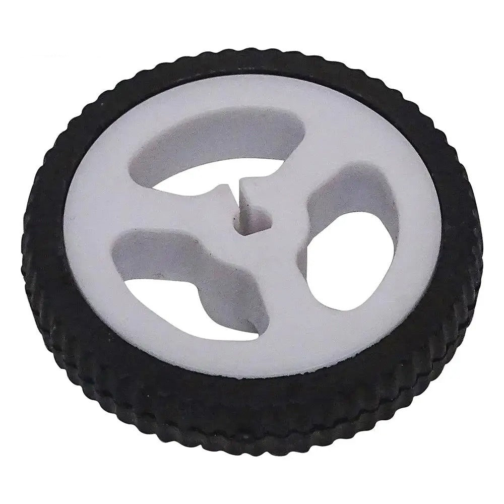 4/20pcs D-hole Rubber Wheel Suitable for N20 Motor D Shaft Tire Car Robot DIY Toys Parts Top View