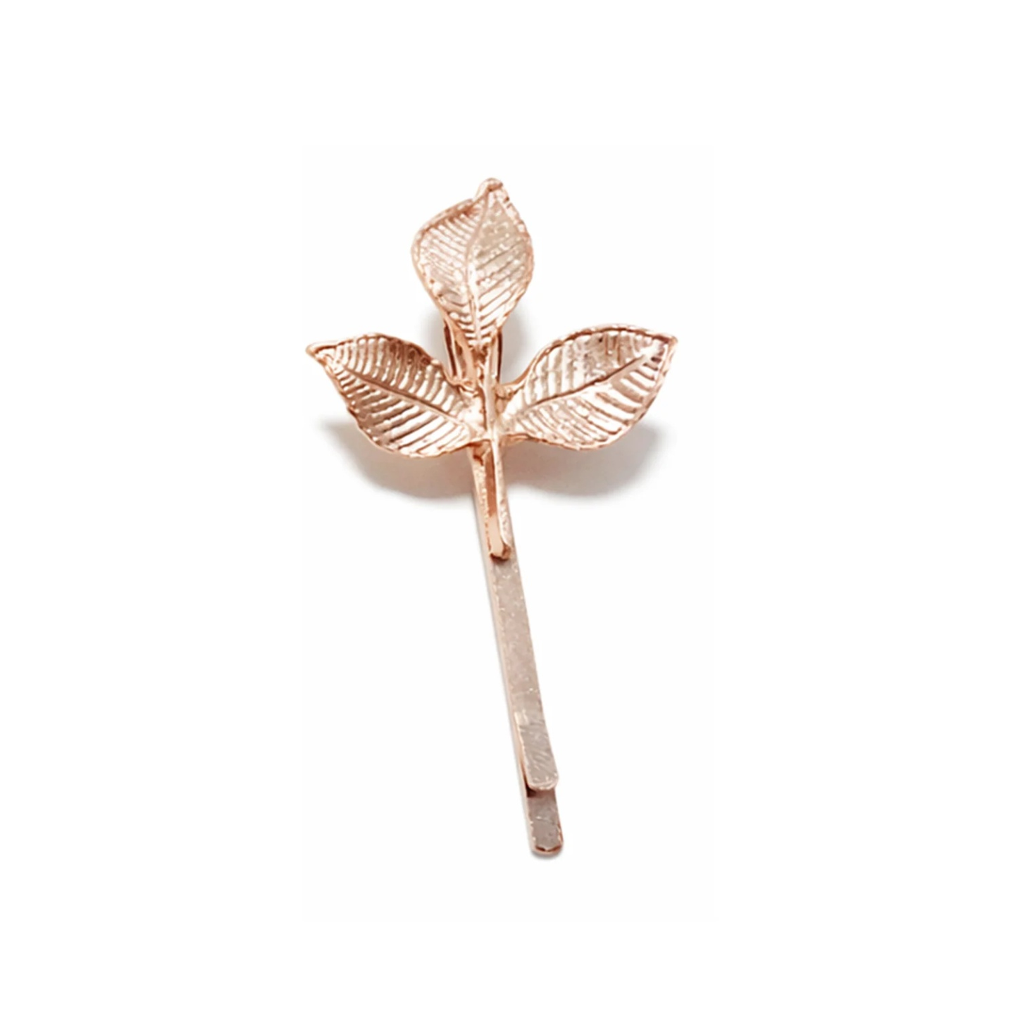 Hair Clips Gold Women Girls Hairclips Clip Strong and Heavy - 3 Leaves