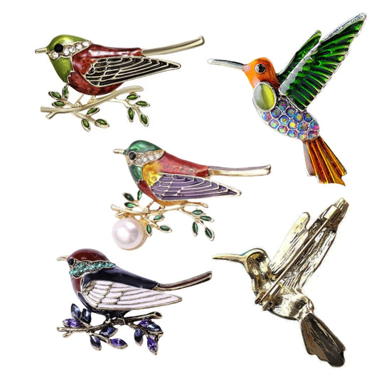 Hummingbird Swallow Bird Fashion Brooch Pin Backing Rhinestone Accessories Party 38-45mm - Main Image | Asia Sell