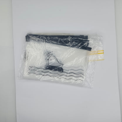 10 Bags Resealable Sliding Lock Clear Bag Duck Chick Outline Image