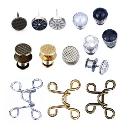Jeans Pants Waist Buckle Hook Snap Button Clip Clasp Removable Detachable Clothing Sewing Tool | Main Image | Asia Sell