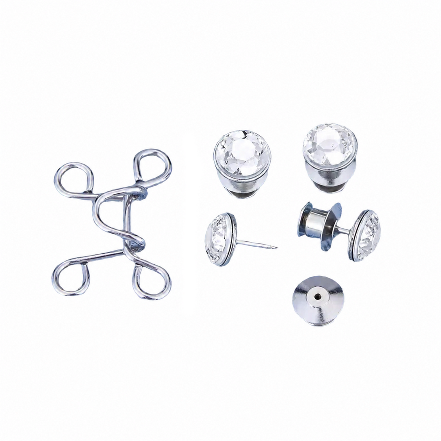 Jeans Pants Waist Buckle Hook Snap Button Clip Clasp Removable Detachable Clothing Sewing Tool