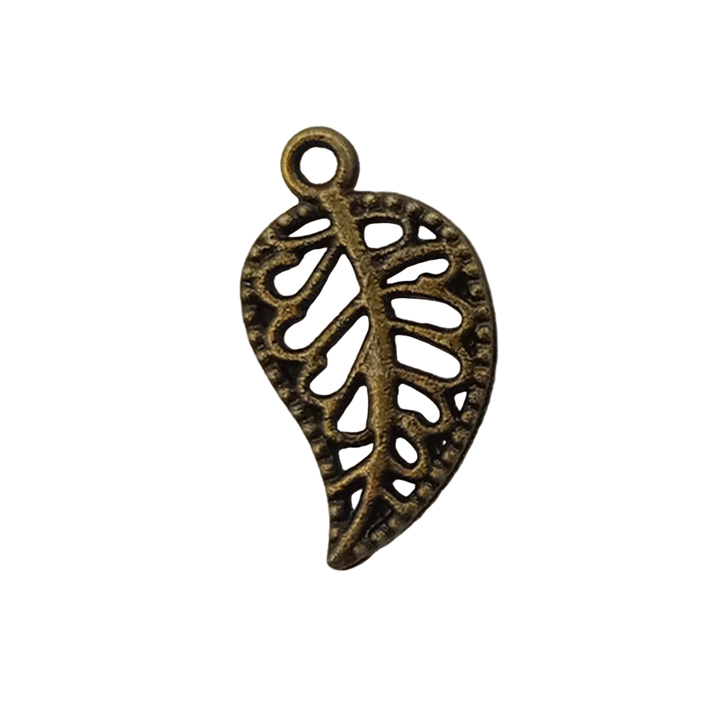 19mm 40pcs Antique Silver Bronze Gold Colour Plated Leaf Style Handmade Charms Pendant:DIY for bracelet necklace