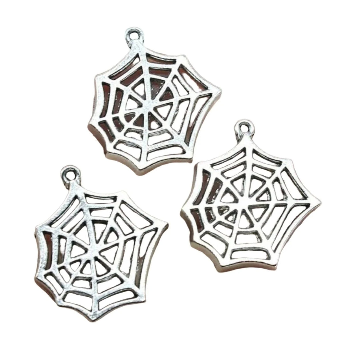 4pcs Spider Charms Antique Silver Colour Spider Charms Pendants