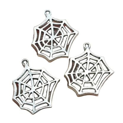4pcs Spider Charms Antique Silver Colour Spider Charms Pendants