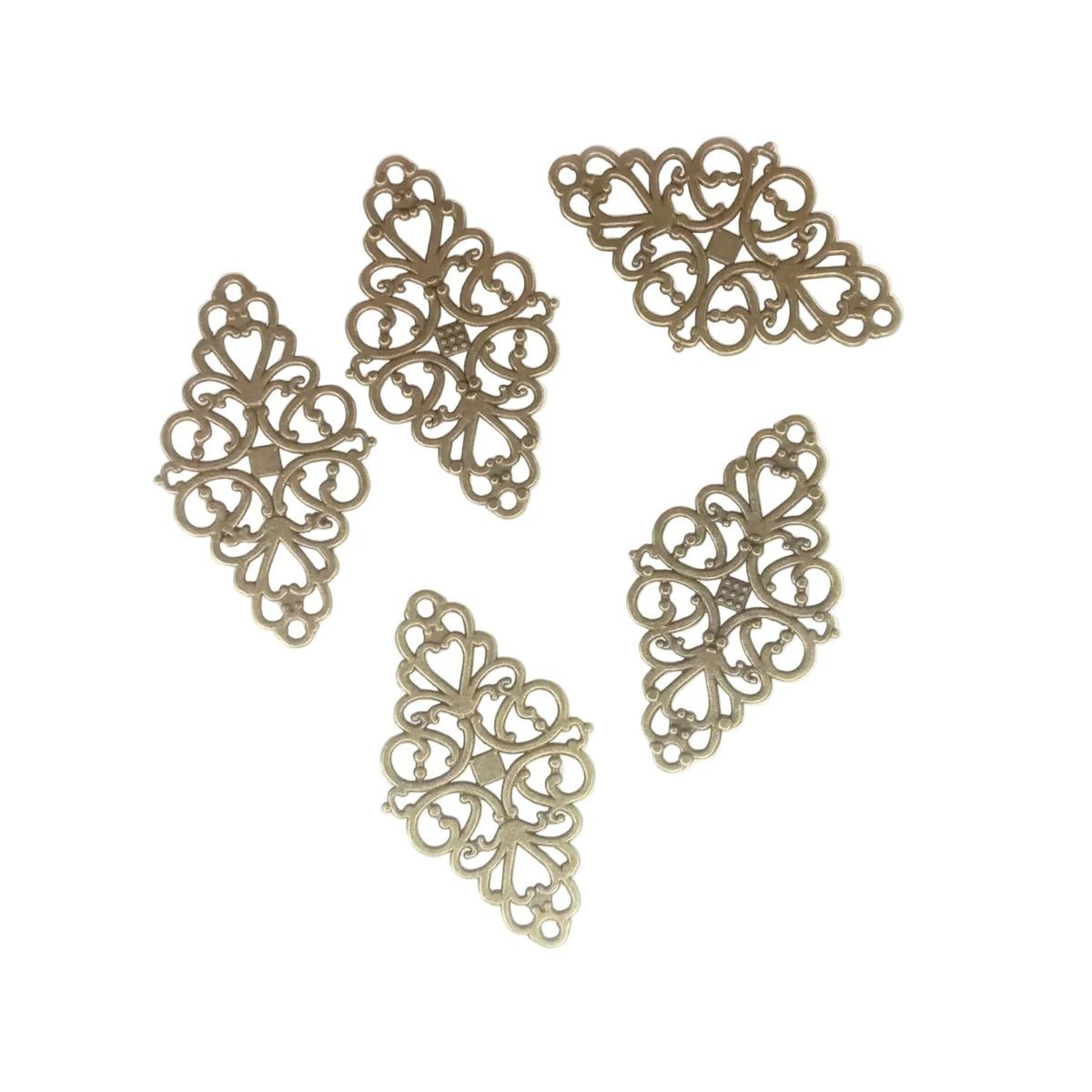 5-20pcs Pendant Charms Jewellery Making Infinity Filigree Love Connector Angel Wings Clover Gold Silver Bronze Brass Colour Shape