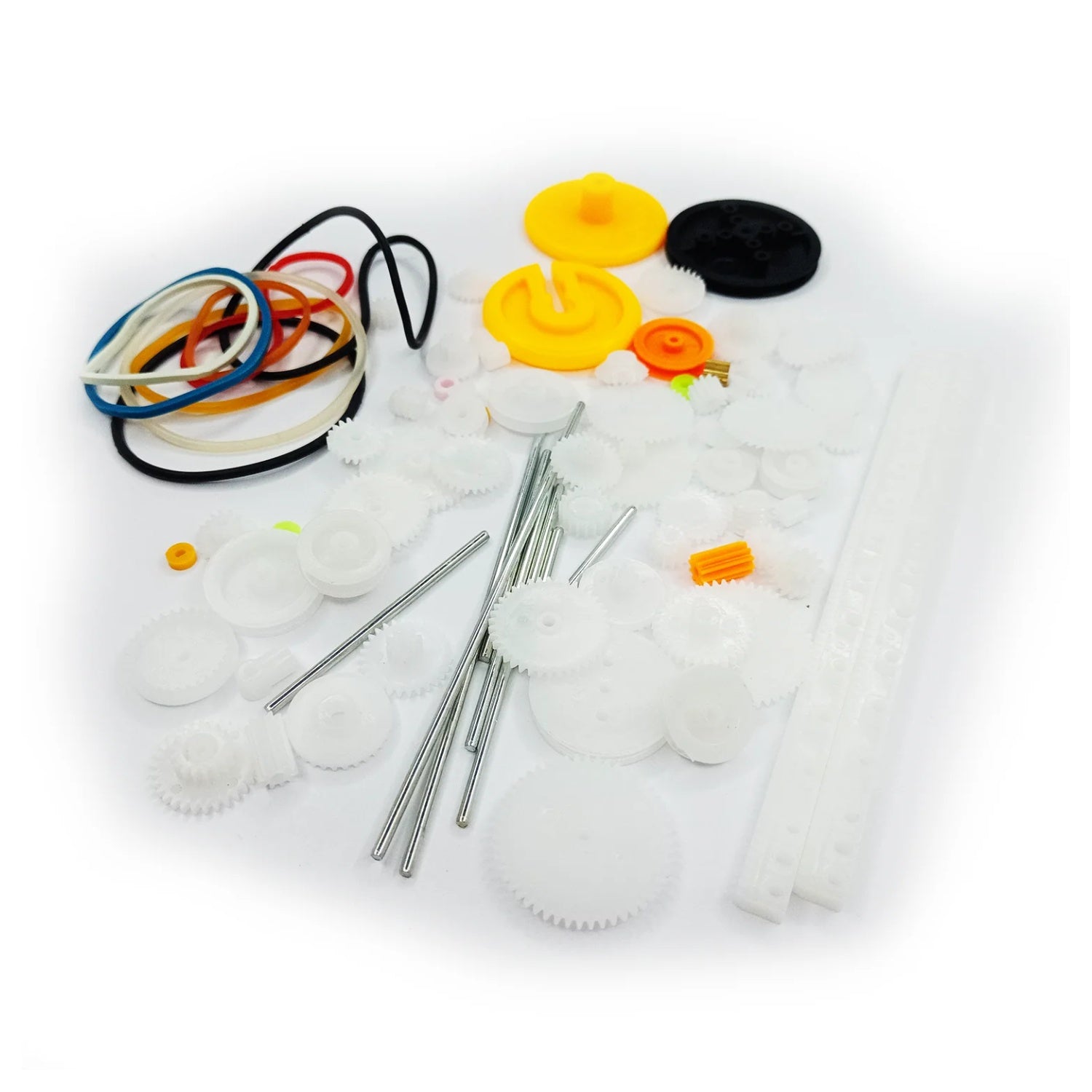 Plastic Gears Set Worm Shaft Crown Axle Sleeve Spindle Car Kits Motor Gearbox Reduction Model Drive Kit