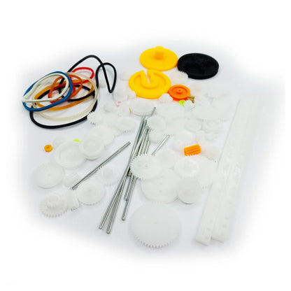 Plastic Gears Set Worm Shaft Crown Axle Sleeve Spindle Car Kits Motor Gearbox Reduction Model Drive Kit