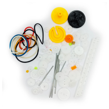 Plastic Gears Set Worm Shaft Crown Axle Sleeve Spindle Car Kits Motor Gearbox Reduction Model Drive Kit
