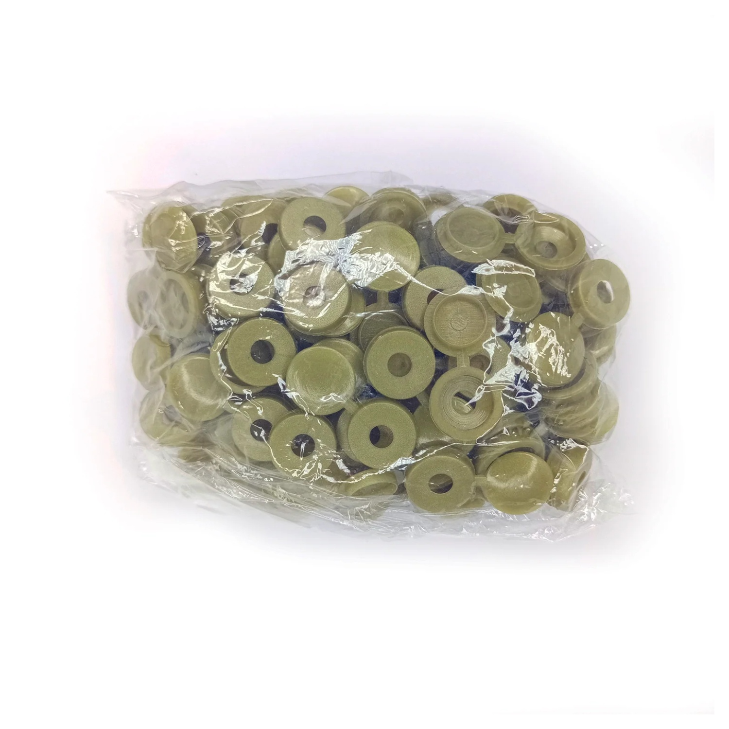 Plastic Screw Caps Green Gold Folding Nail Covers Tool