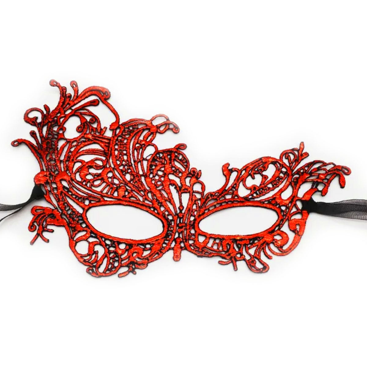 Eye Mask Sexy Lace Venetian Masquerade Ball Halloween Party Fancy Dress Costume - Red - Asia Sell