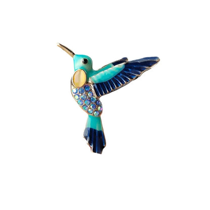 Hummingbird Swallow Bird Fashion Brooch Pin Backing Rhinestone Accessories Party 38-45mm