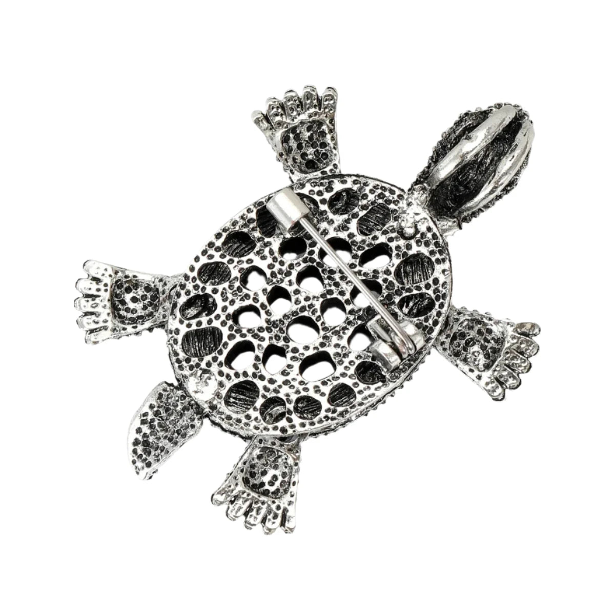 5.6cm Enamel Shell Sea Turtle Brooches for Women Unisex Animal Pin Backed Party Gifts