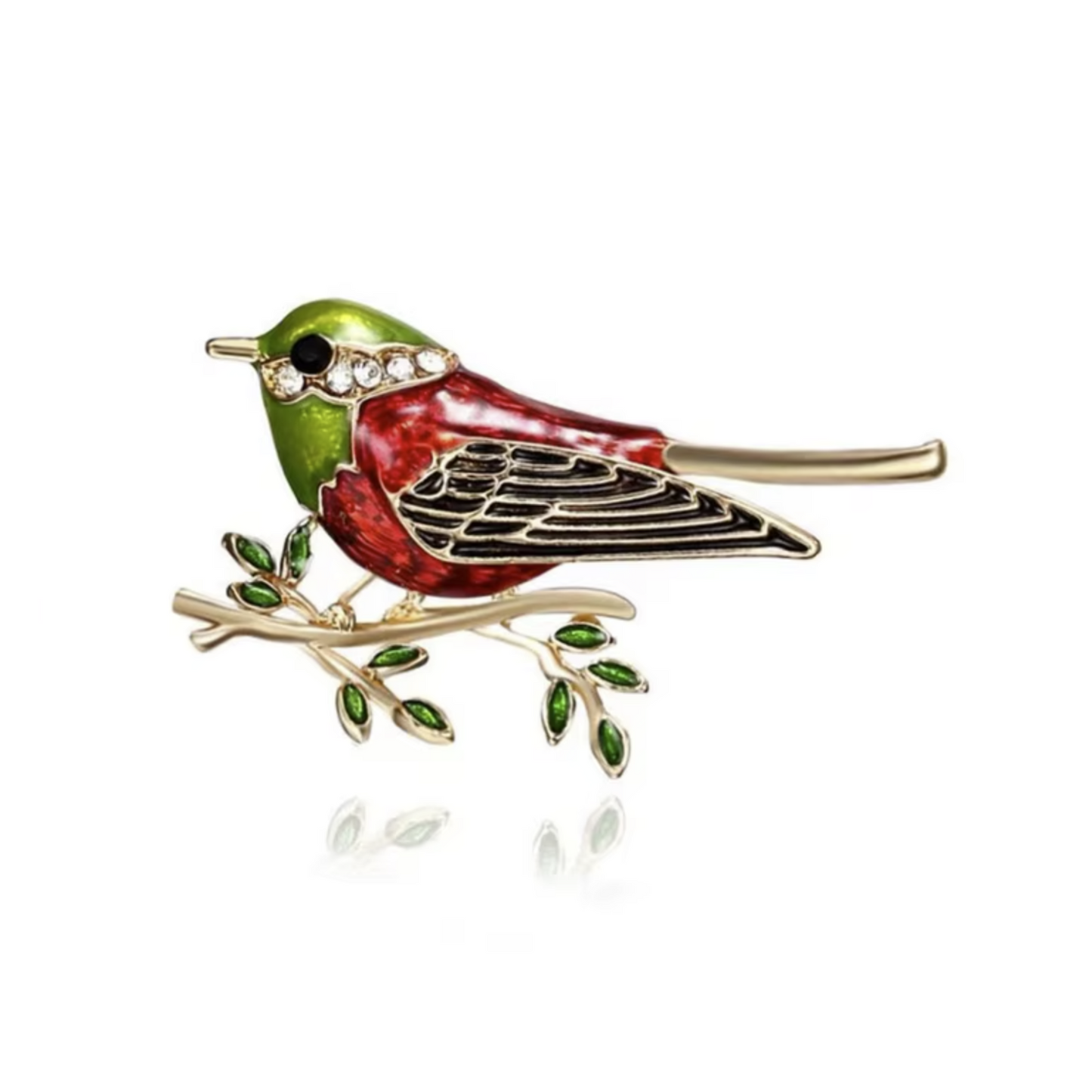 Hummingbird Swallow Bird Fashion Brooch Pin Backing Rhinestone Accessories Party 38-45mm