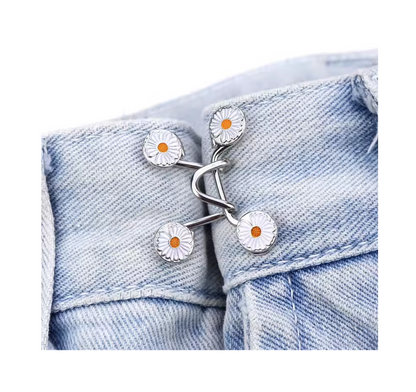Jeans Pants Waist Buckle Hook Snap Button Clip Clasp Removable Detachable Clothing Sewing Tool