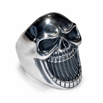 Stainless Steel Skull Ring Head Evil Ring Rings Black Silver Gold Silver Biker | Asia Sell