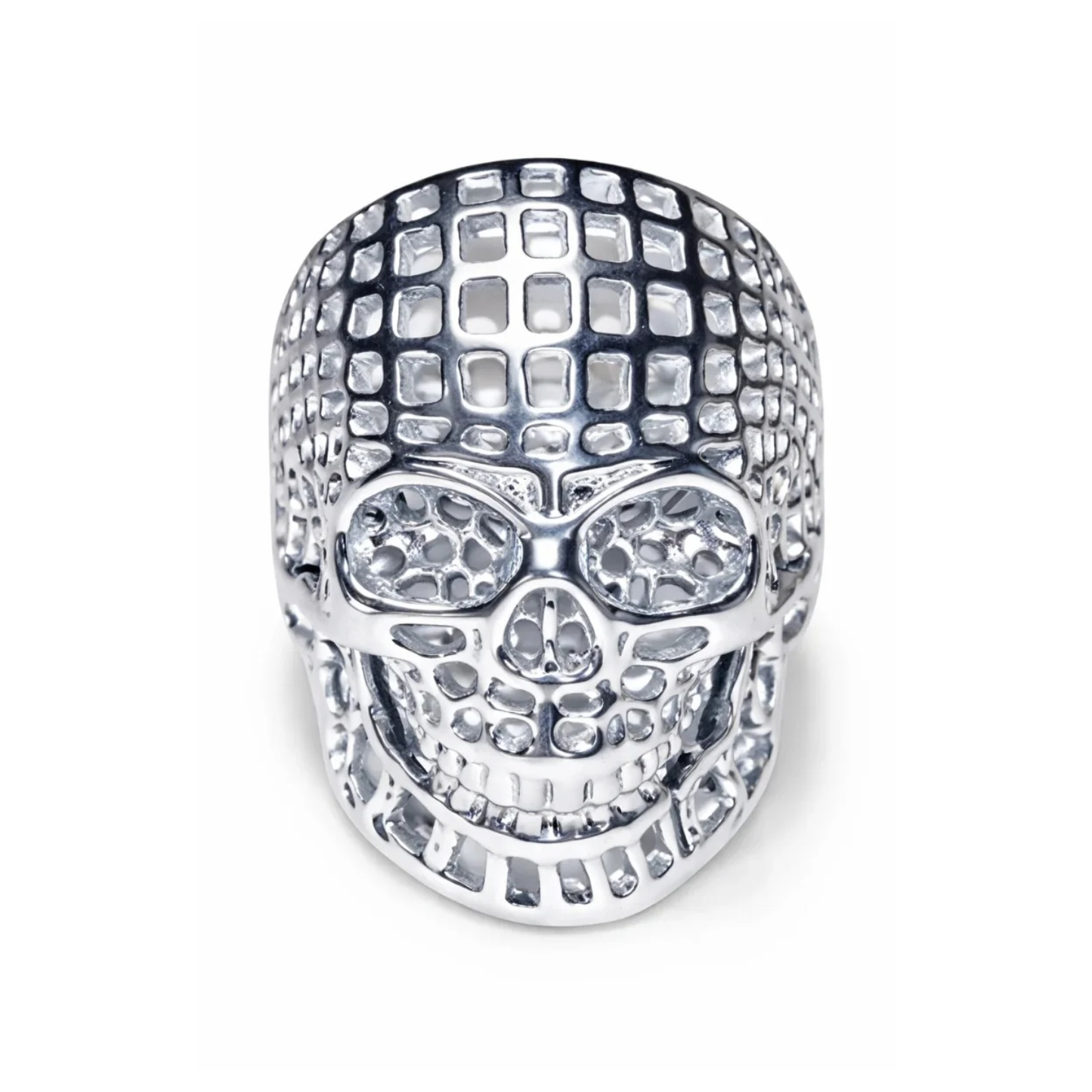 Stainless Steel Skull Ring Head Evil Ring Rings Black Silver Gold Silver Biker | Asia Sell