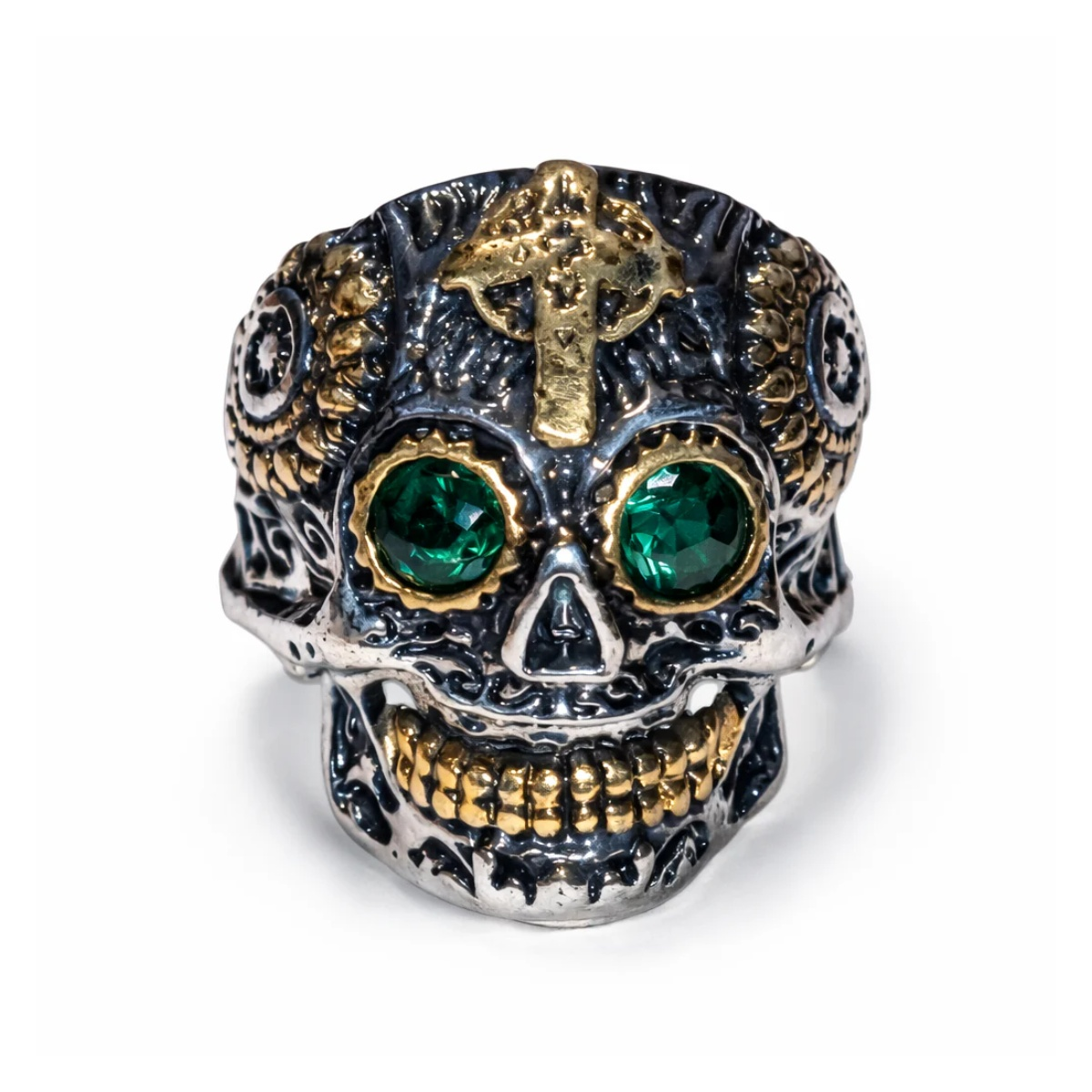 Stainless Steel Skull Ring Head Evil Ring Rings Black Silver Gold Silver Biker | Asia Sell