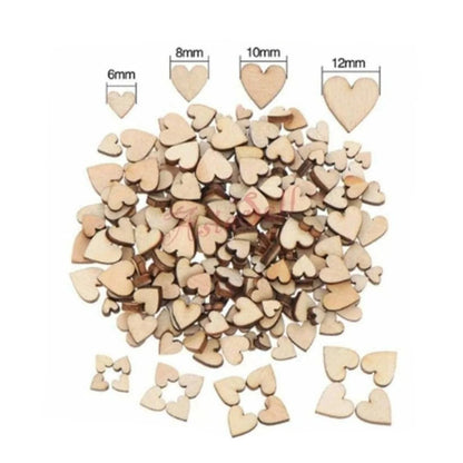 Wooden Numbers Alphabet Letters Hearts DIY Craft Wood Lettering