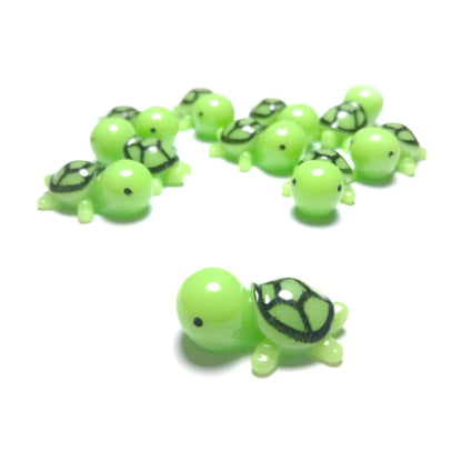 7pcs/10pcs Miniature Mini Garden Turtle Duck Animal Figurines Craft Set A