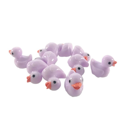 7pcs/10pcs Miniature Mini Garden Turtle Duck Animal Figurines Craft Set A