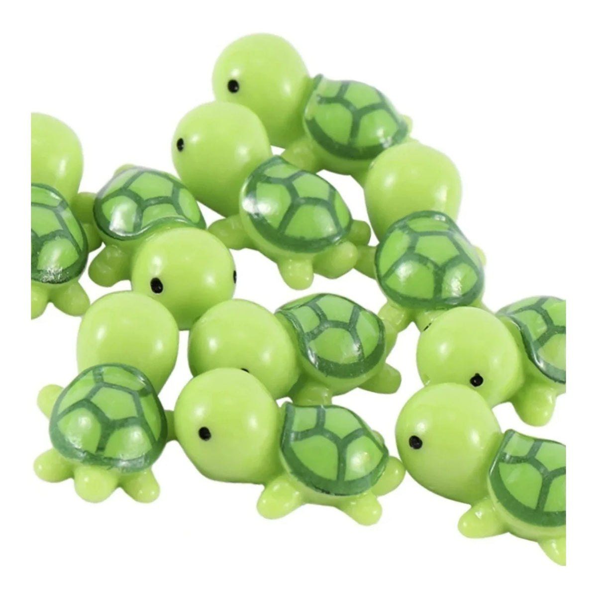 7pcs/10pcs Miniature Mini Garden Cow Rabbit Turtle Duck Animal Figurines Craft Toys