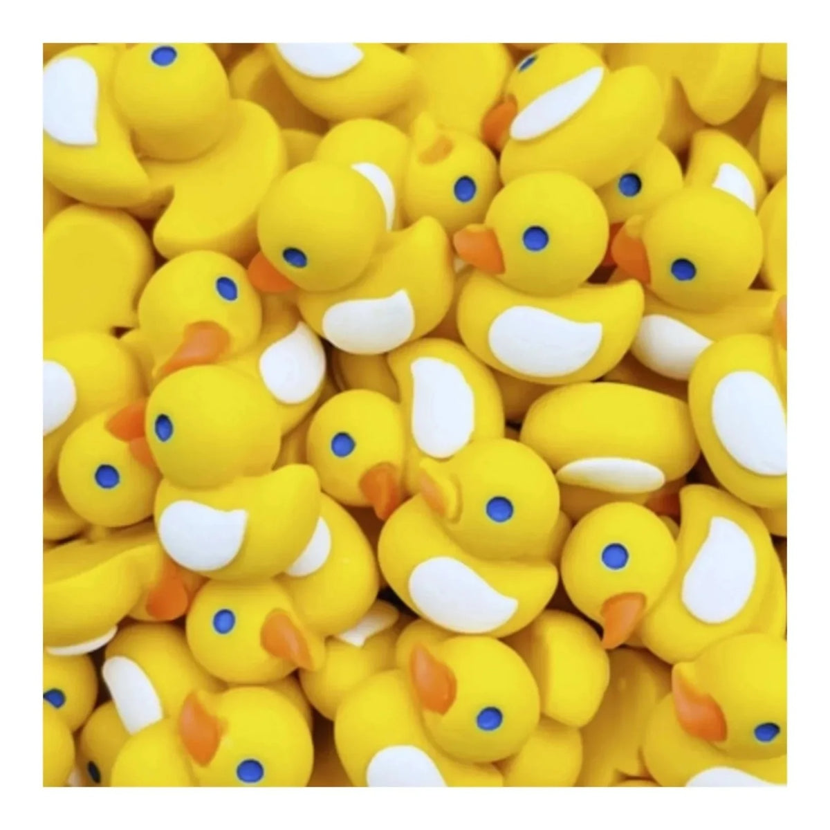 10pcs Miniature Mini Garden Green Yellow Glow in the Dark Ducks Animal Figurines Craft