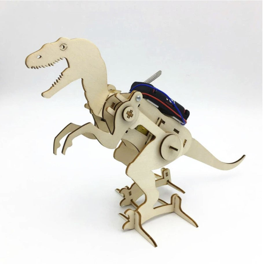 Toys For Children Build Project Toy Kit Model Electric Walking Dinosaur T Rex DIY STEM Educational Non-Assembled Puzzle Craft Completed Main Image