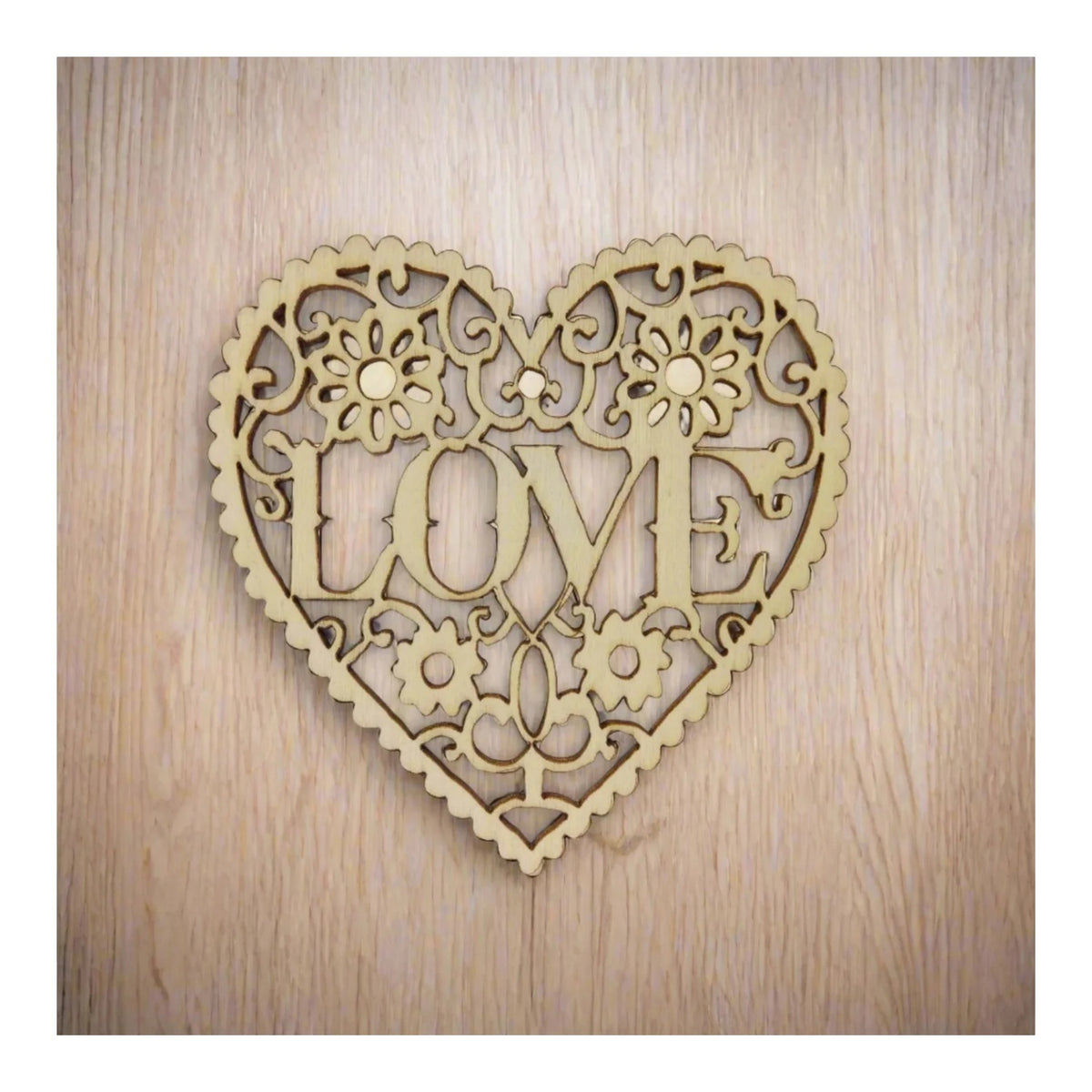 5/10pcs Wooden Hearts Painted Laser Cut Wooden Forms Love Theme 80mm Crafts Decorations