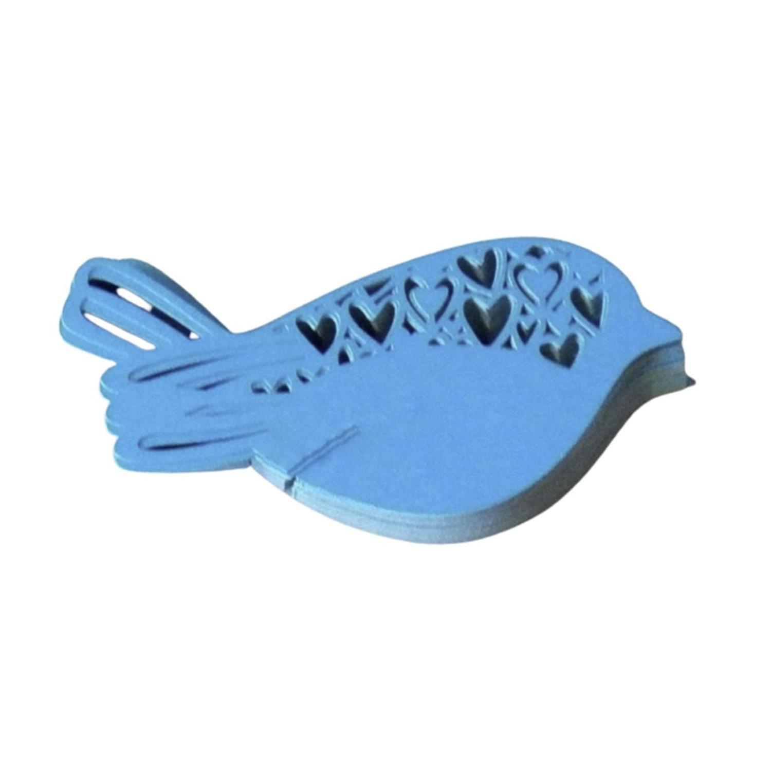 10/50pcs Bird Wine Glass Place Holder Name Cards 100x50mm Laser Cut Cardboard Wedding Table - Dark Aqua - Asia Sell