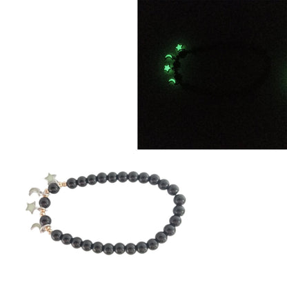 Bracelet Yoga Healing Luminous Glow In The Dark Bracelet Lotus Charm Beads Bracelet for Men Women Prayer Buddhism - Green Stars Crescents - Asia Sell