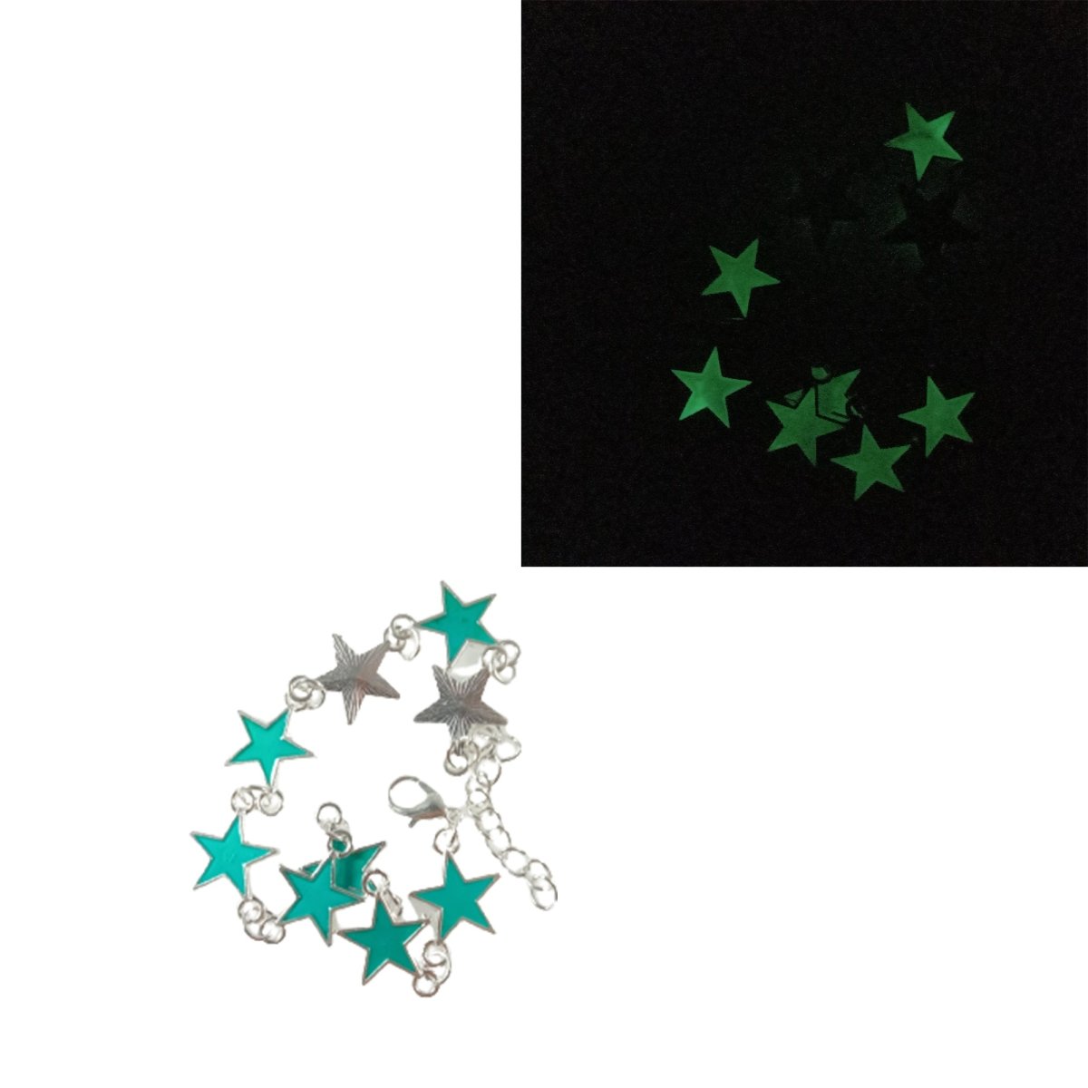 Bracelet Yoga Healing Luminous Glow In The Dark Bracelet Lotus Charm Beads Bracelet for Men Women Prayer Buddhism - Stars - Asia Sell