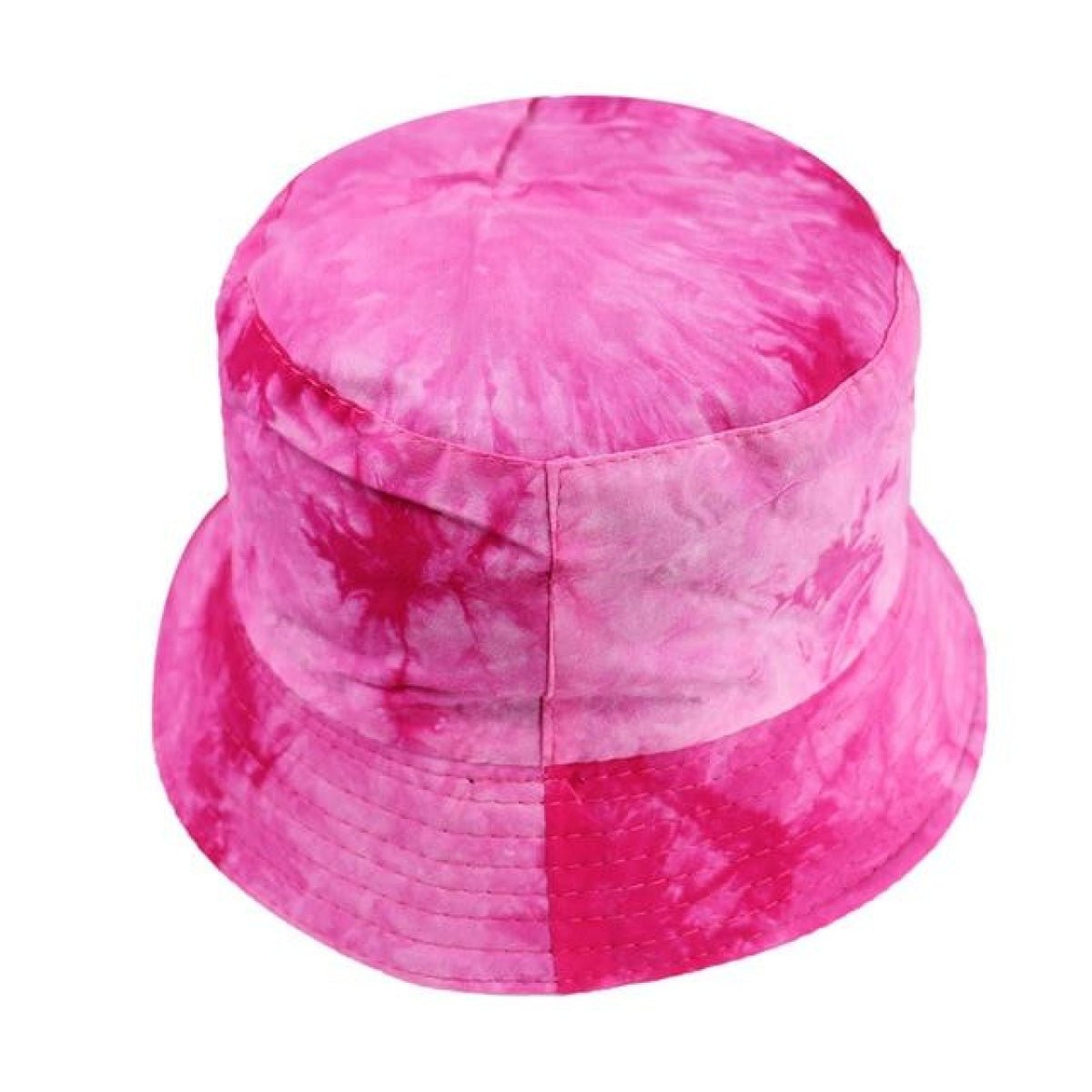 Bucket Hat Black White Cow Pattern Colourful Checkerboard Checked Colourful Fisherman Caps - Pink - Asia Sell