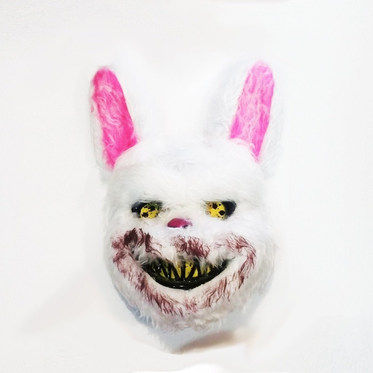 Clown Wolf Teddy Rabbit Animal Mask Horror Scary Halloween Full Face Costume Party - Rabbit no LEDs - Asia Sell