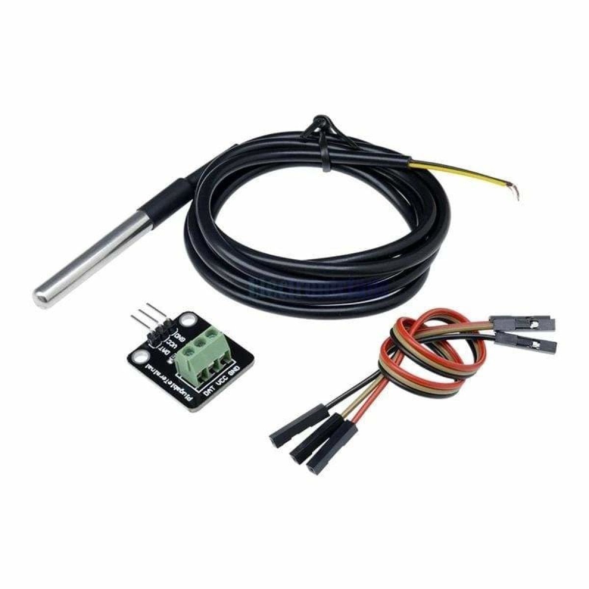 DS18B20 Digital Temperature Sensor Cable Probe Module Waterproof Stainless Steel - - Asia Sell