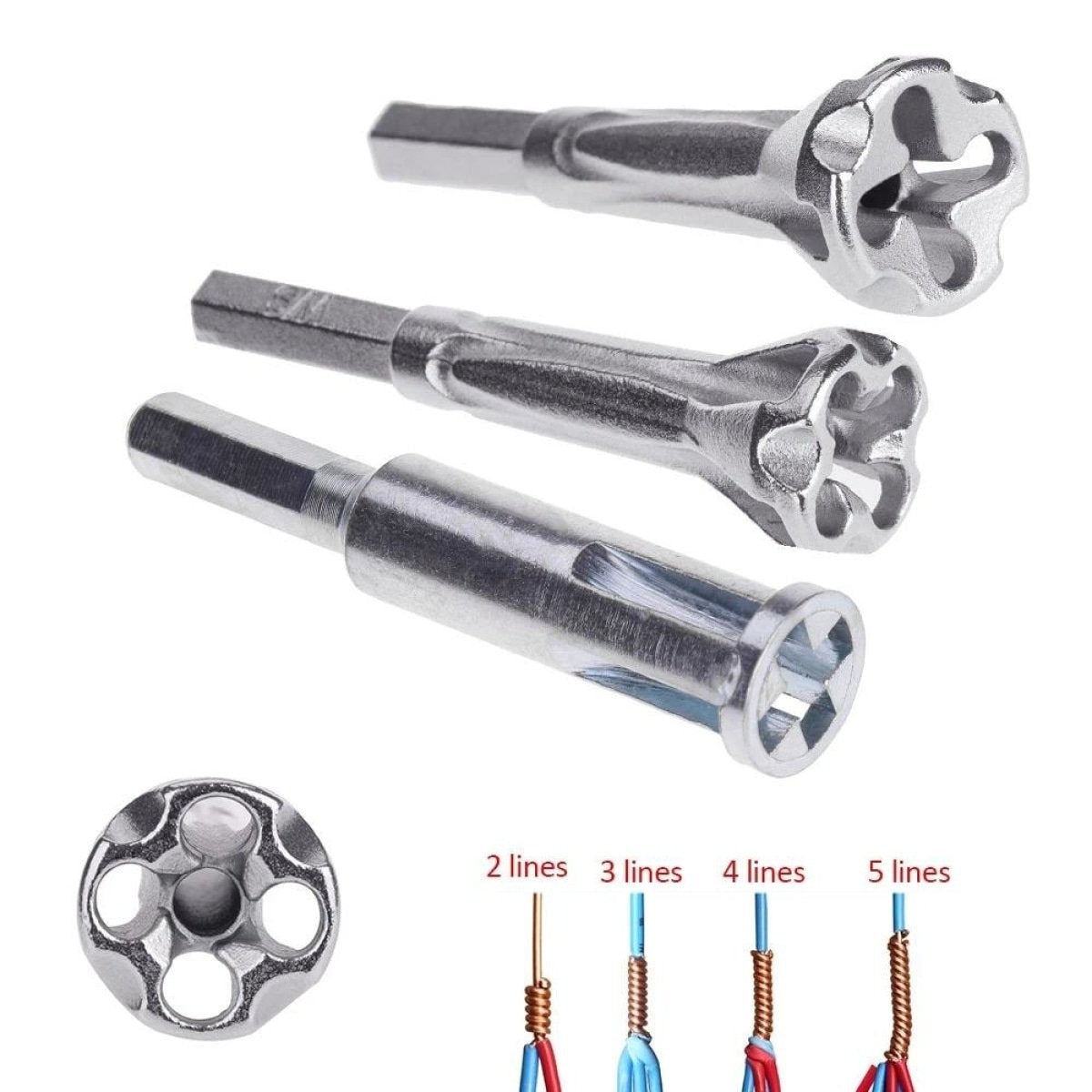 Electrical Cable Wire Twist Tool Hole Universal Automatic Connector - 1.5-2.5 Manganese - Asia Sell