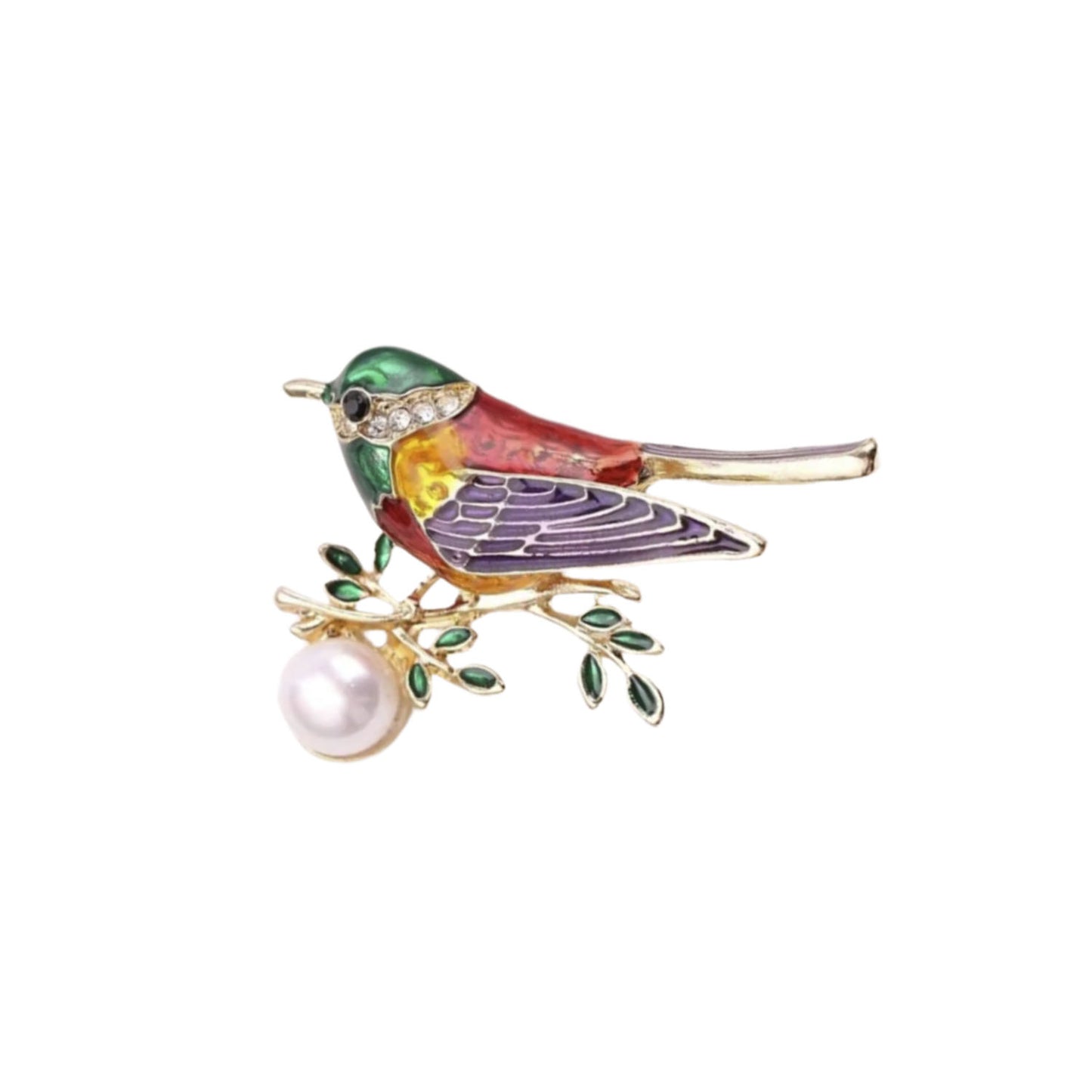 Hummingbird Swallow Bird Fashion Brooch Pin Backing Rhinestone Accessories Party 38-45mm