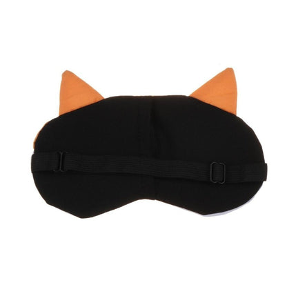 Korean Cartoon Fox 3D Sleep Mask Sleeping Eye Mask Soft Padded Travel Mask Shade Mask - Brown - Asia Sell