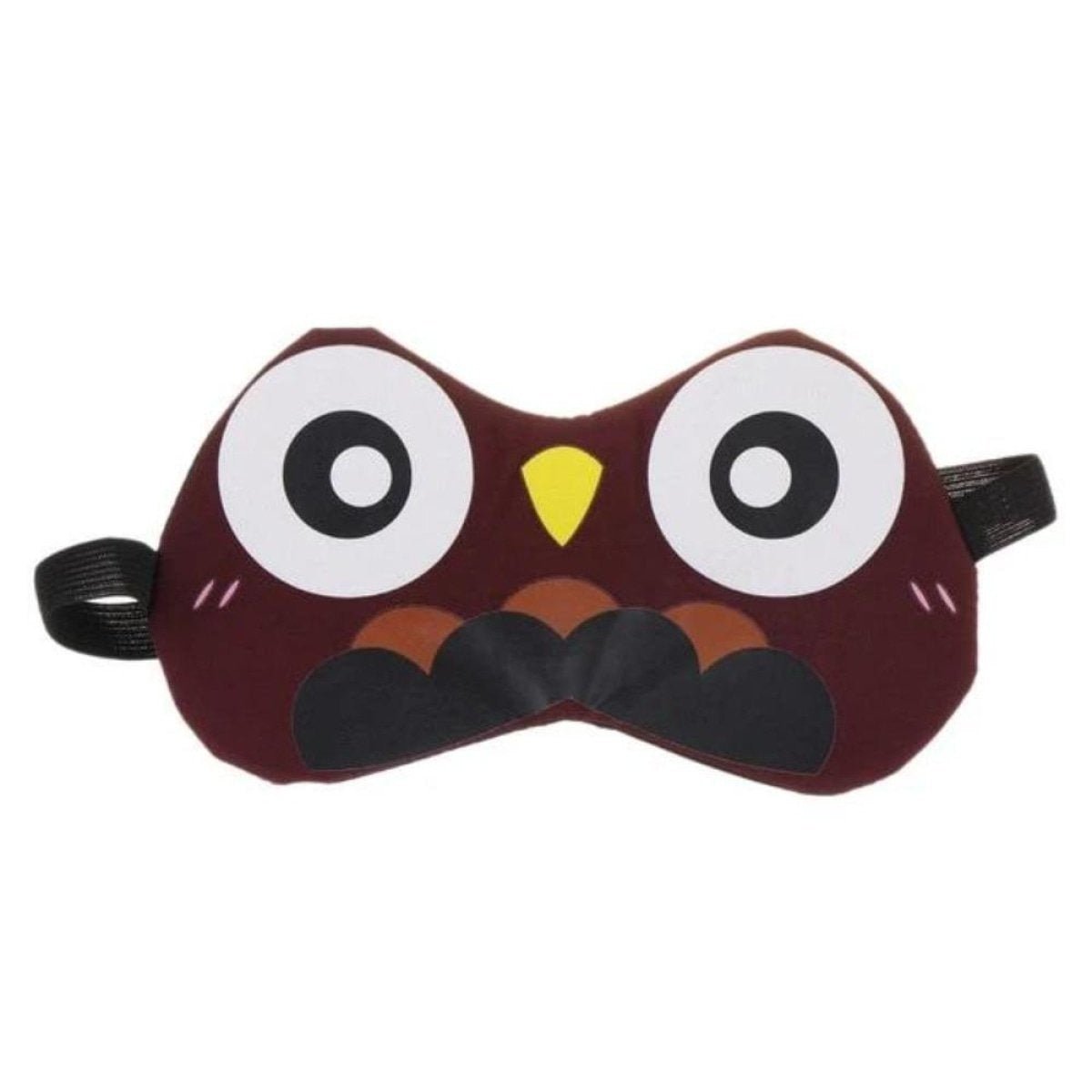 Korean Cartoon Fox 3D Sleep Mask Sleeping Eye Mask Soft Padded Travel Mask Shade Mask - Brown Owl - Asia Sell