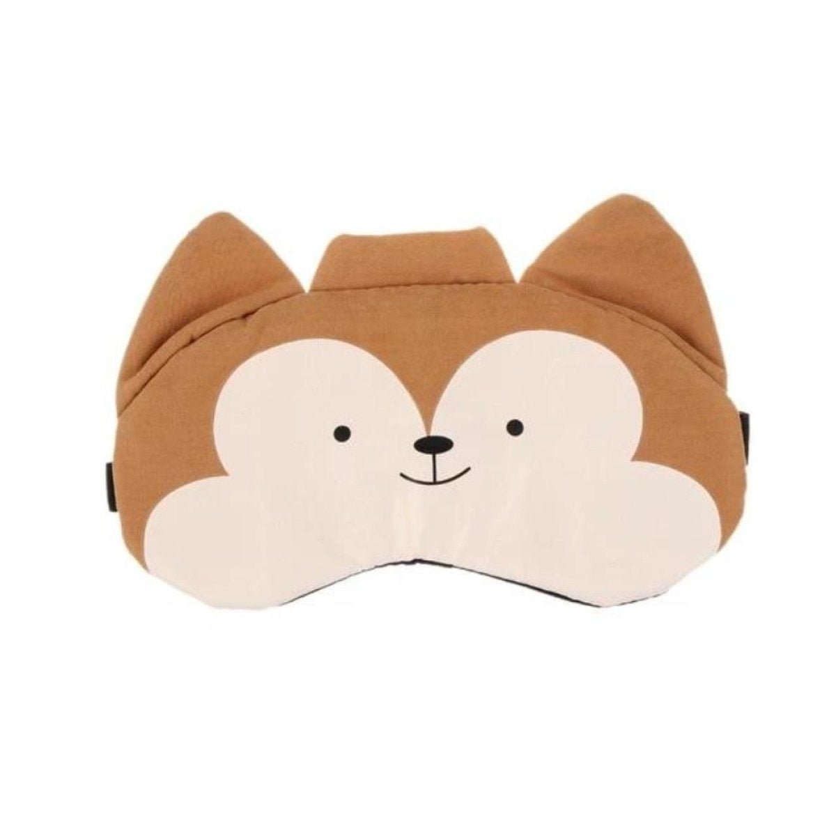 Korean Cartoon Fox 3D Sleep Mask Sleeping Eye Mask Soft Padded Travel Mask Shade Mask - Light Brown 2 - Asia Sell