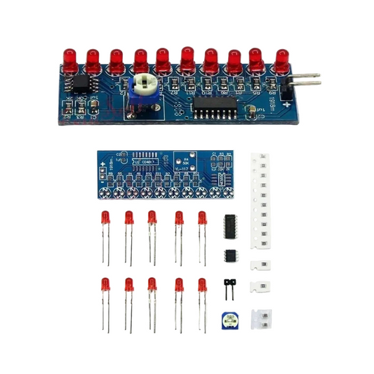 NE555+CD4017 Light Water Flowing Light LED Module DIY Kit Smart Electronics - Asia Sell