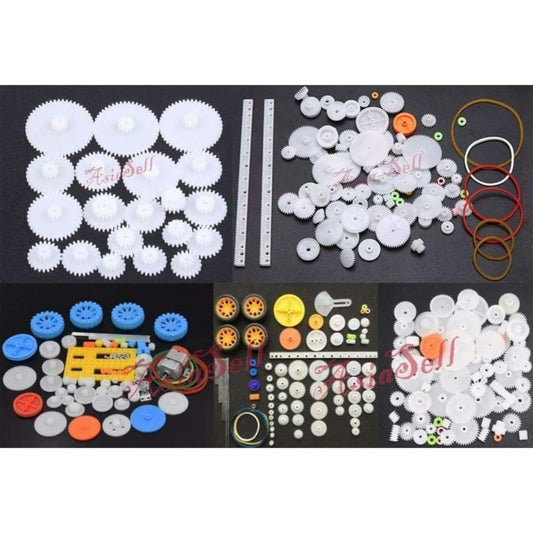 Plastic Gears Set Car Kits Motor Gearbox Reduction Model Drive Robot Kit - A - Asia Sell