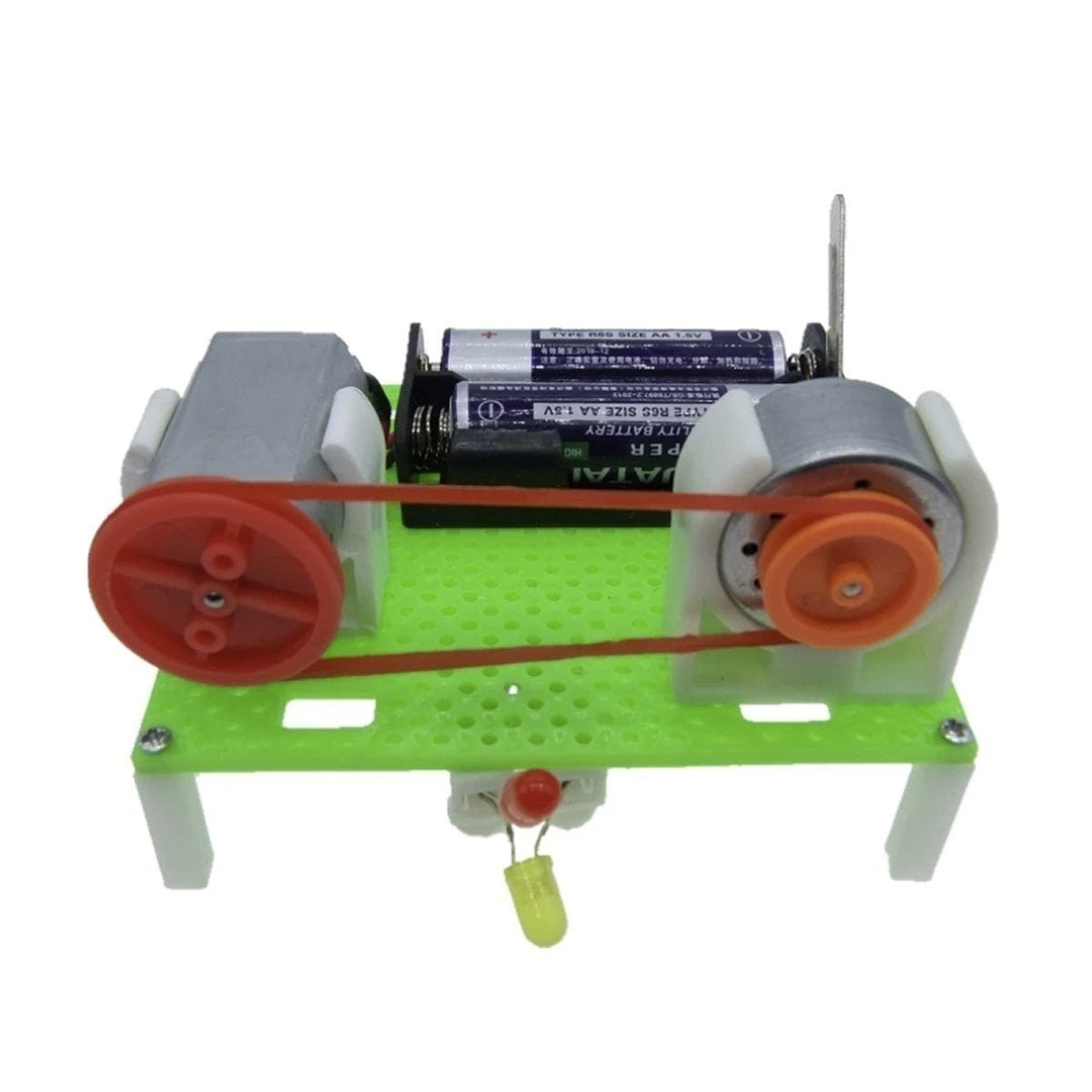 Pulley Combination Generator Motor Model Electronics Scientific Learning Build Project Toy - - Asia Sell