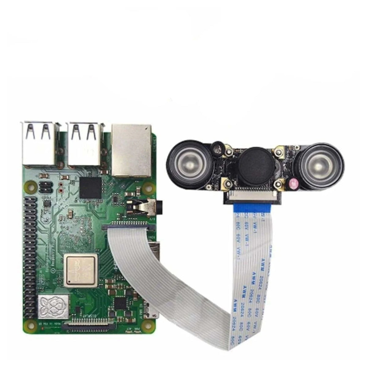 Raspberry Pi 4 Camera Module Night Vision Fisheye 5MP OV5647 160 Degree 1080P B - - Asia Sell