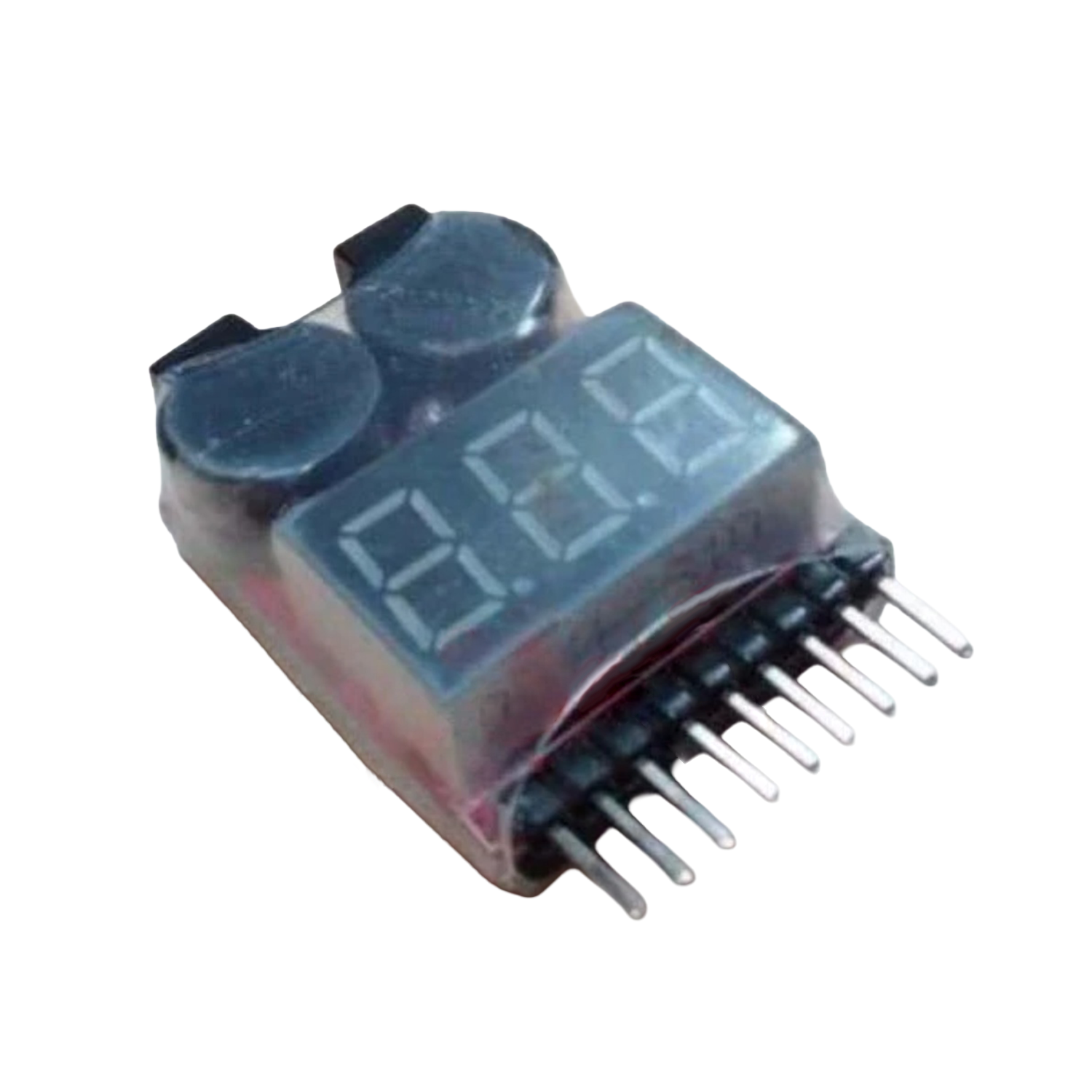 RC Battery Low Voltage Alarm 1S-8S Buzzer Indicator Checker Tester LED - - Asia Sell