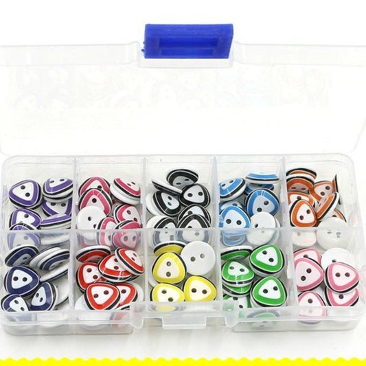 Set 9 Clothing Buttons Mixed Childrens Clothing Dress Plastic Resin Multicolour Baby Button - - Asia Sell