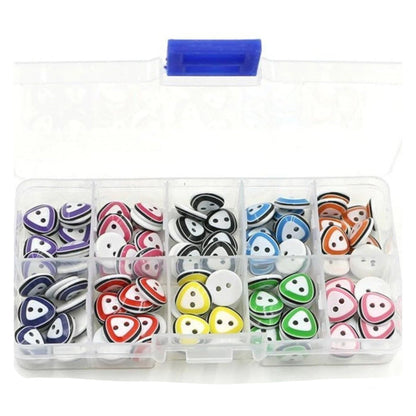 Set 9 Clothing Buttons Mixed Childrens Clothing Dress Plastic Resin Multicolour Baby Button - - Asia Sell