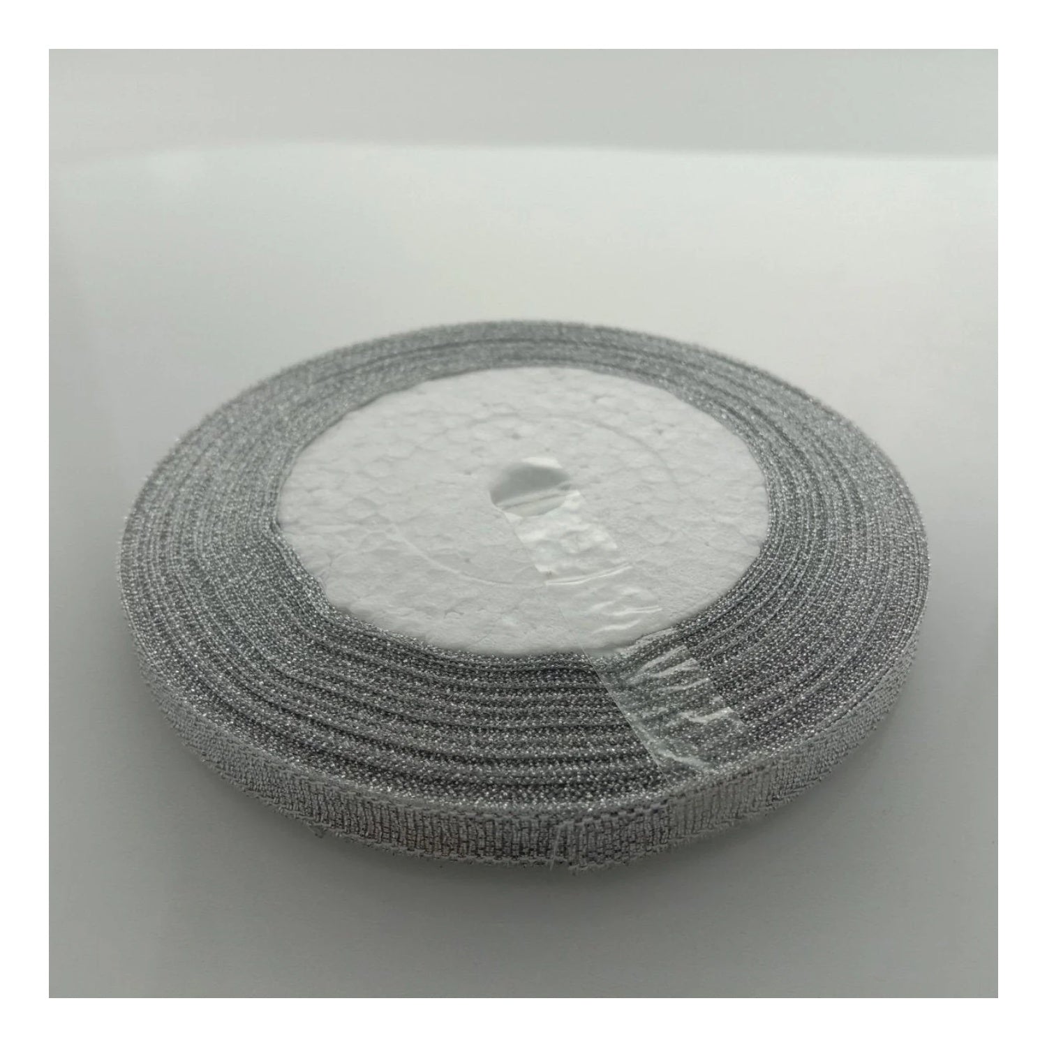 Silver 6mm Ribbon 22m Wedding Christmas Decoration Floral Flower Gift Wrapping Craft - - Asia Sell