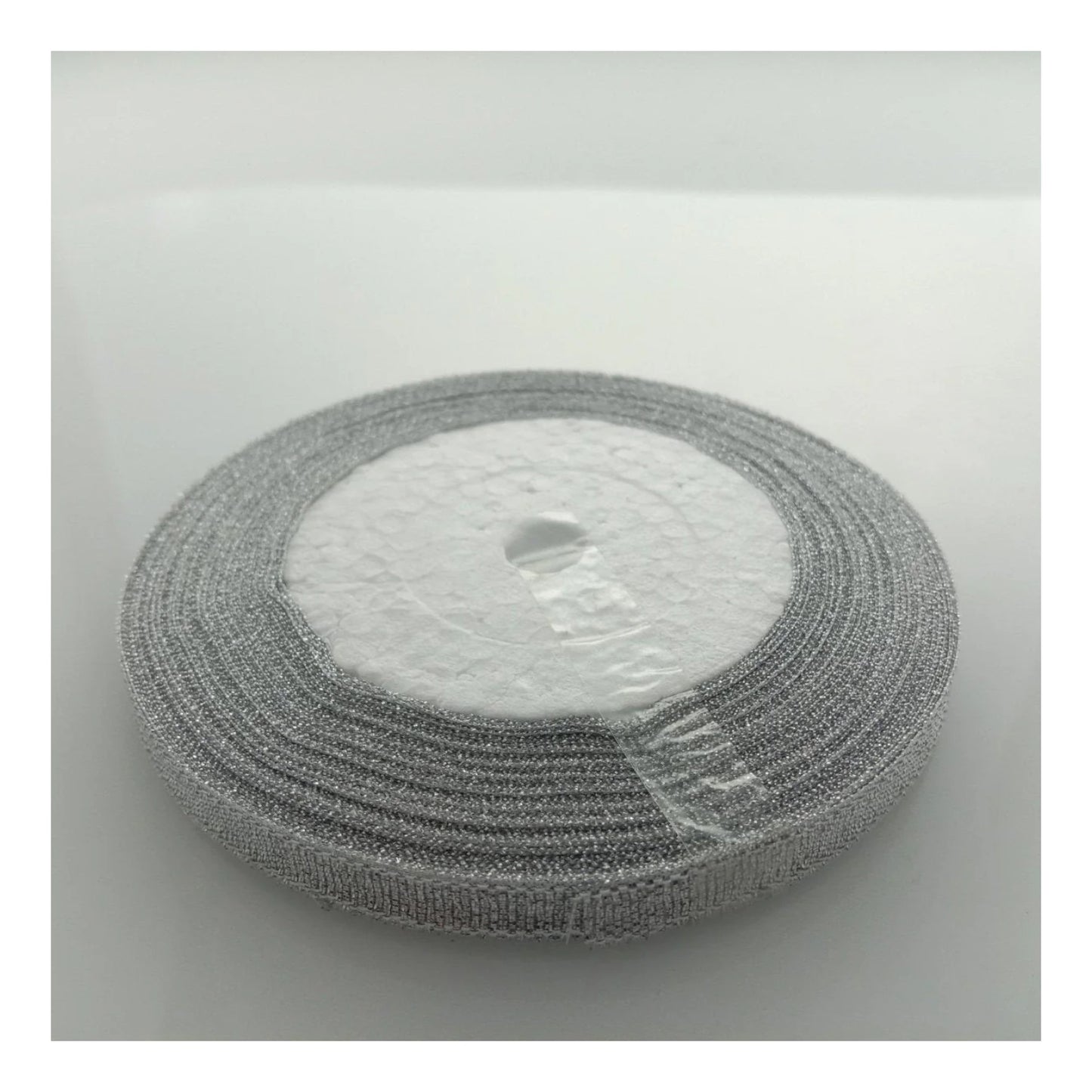 Silver 6mm Ribbon 22m Wedding Christmas Decoration Floral Flower Gift Wrapping Craft - - Asia Sell