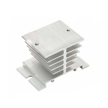 Single Phase Solid State Relay SSR Aluminum Heat Sink Radiator for 10A-40A Relay - Silver - Asia Sell